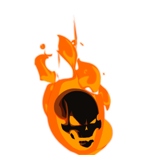 Burning Challenger's Skull